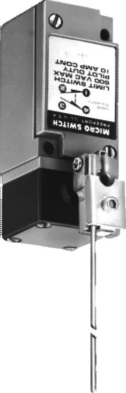 5 in. oz. max. LST1H extra low torque side rotary limit switches have a low force return spring and a maximum operating torque of 12 in. oz. Monitoring feeder roll take up Fill level sensing 360 rotation with no overtravel stop (N.