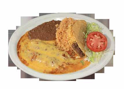 Served with rice, beans, salad, guacamole & flour or corn tortillas. $10.99 No.