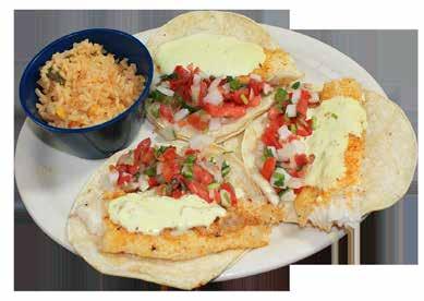 Covered with white cheese, served with rice, pico de gallo & salad. $11.
