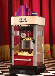 RHP310 Mini Hot Air Popcorn Maker This 1950s-style electric popcorn maker uses hot air instead