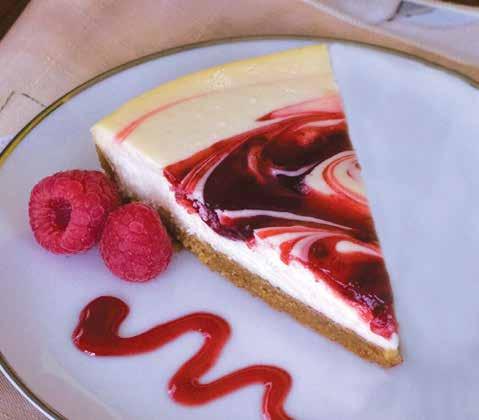 cheesecake baked to perfection.