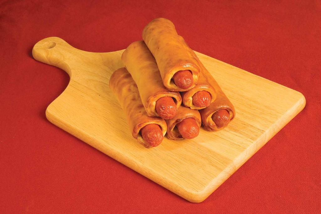 568 568 Pretzel Dogs 100% beef hot dogs wrapped in our amazing dough.