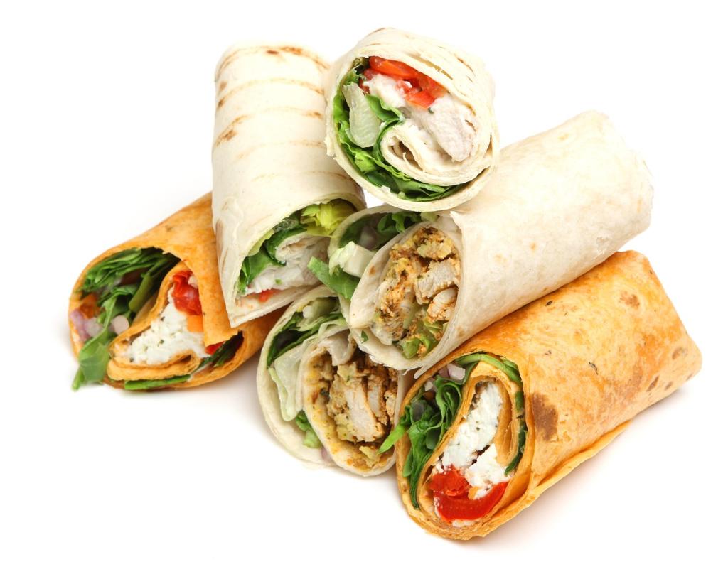 50 Per Person Platter of assorted deli sandwiches and wraps of ham & cheese, turkey & cheese, tuna salad