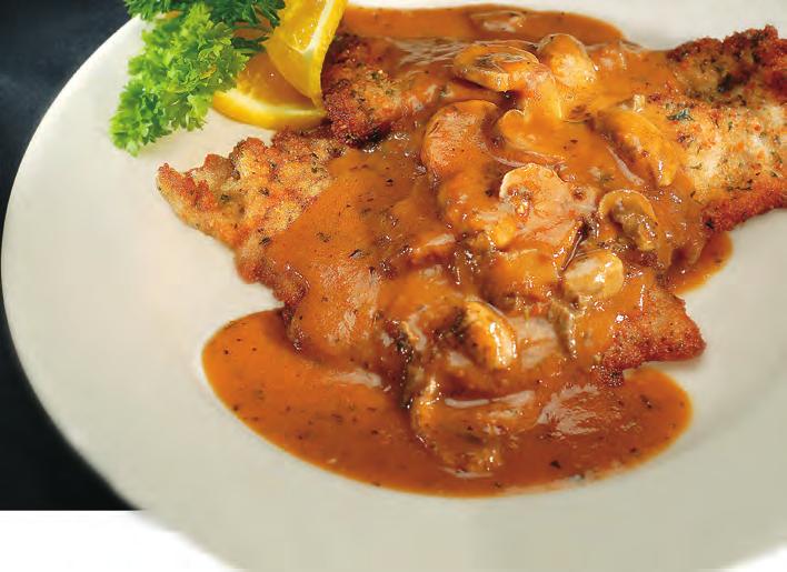 Maryland-Style Crab Cakes Veal Marsala * Daily Seafood Special Ask your server about our daily feature Maryland-Style Crab Cakes Served with pesto and