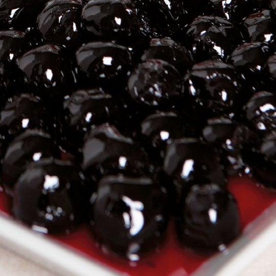 Black Cherry Berry is a range of amarena flavoured cherries, characterised by a brilliant and natural black produced without dyes, without preservatives and no allergens.