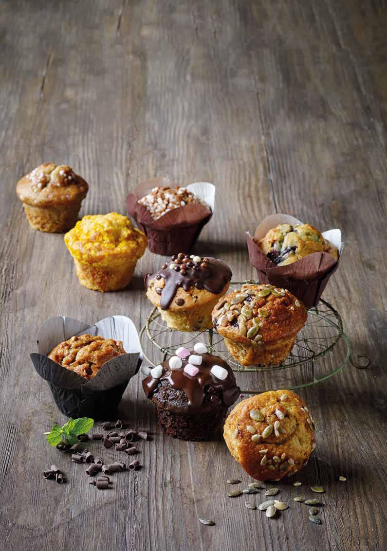 THE MUFFIN EMPIRE - something for every muffin lover Muffins in tulip shape with multi layers of indulgence, delicious toppings of chocolates and
