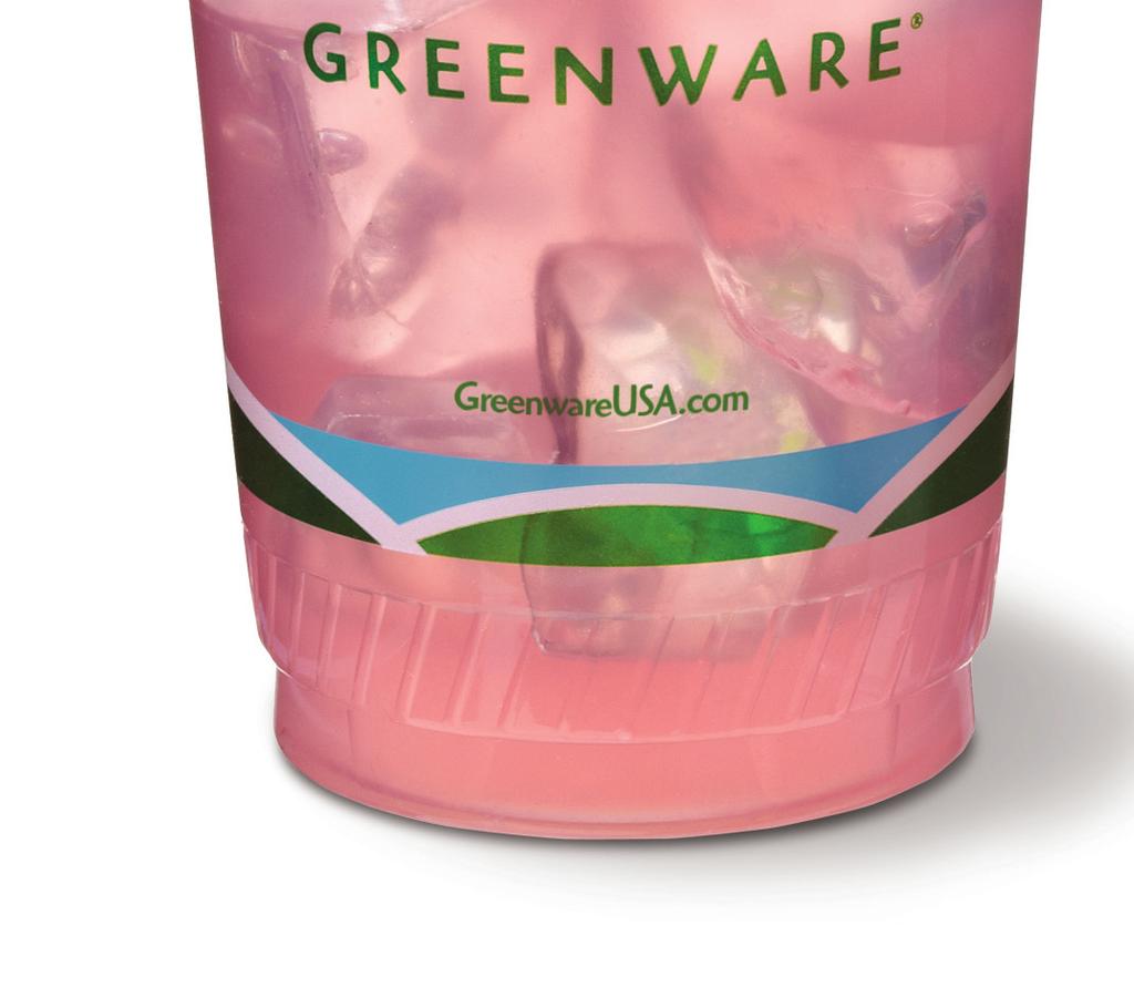 After all, research shows that s something consumers look for in the restaurants they frequent.* Greenware Cold Drink Cups are sturdy and attractive, ranging in size from 7 to 24 ounces.
