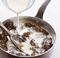 Morel Sauce by Bruce Aidells, Nancy Oakes Cream adds a luxurious note to this morel sauce. Yields about 2-1/2 cups. 2 oz. dried morels, preferably small 3 Tbs.