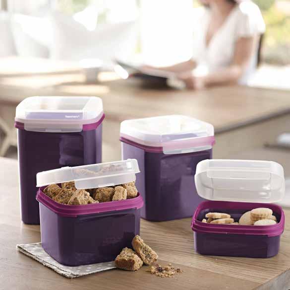 Signature Line With easy-open hinged covers and a stackable design, this range is sure to become one of your favourites.
