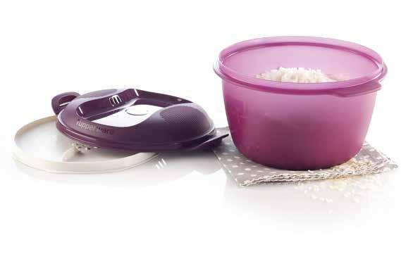 Microwave Rice Maker Cook, serve and store in the same container.