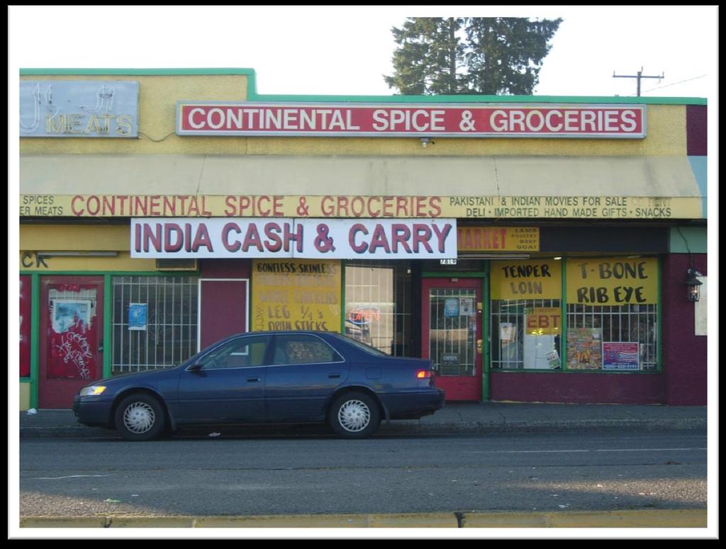 Figure 6: A small Indian grocery store in Seattle, Washington.
