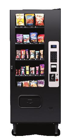 4 CANDY AND SNACK VENDING MACHINES 23 Select Snack Merchandiser 23 selections of chips, candy, gum, mints, and