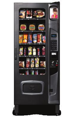6 COLD AND FROZEN FOOD VENDING MACHINES 42 Select (5W Single Zone) Executive Series Refrigerated Food & Cold Drink Combination Food & Cold Drink Vends refrigerated