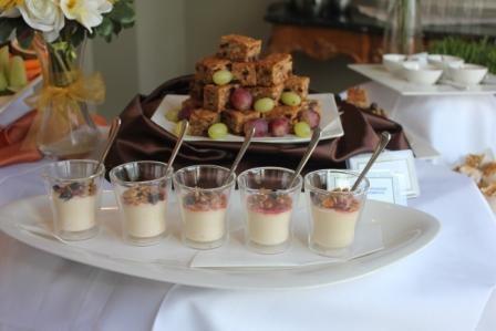 and revive your Delegates Apricot & Coconut Balls Home made Muesli Bars Fresh Fruit Kebabs Roasted nuts