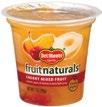 % Del Monte Fruit Naturals Mango Chunks in Extra Light Syrup ¾ cup.
