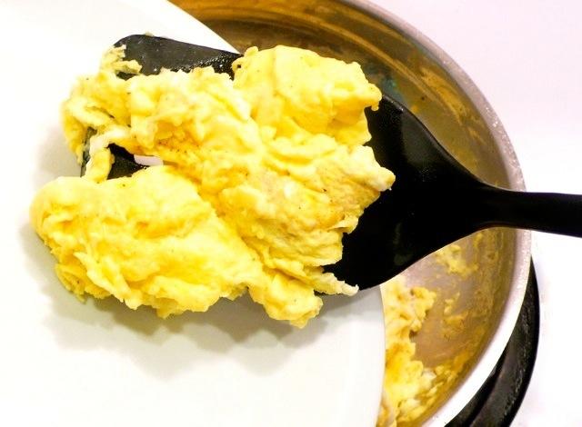 Quick & Easy Pan Cooked Scrambled Eggs TIPS: 1.