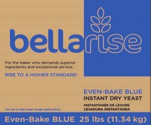 Unit Even-Bake Blue Instant Dry Yeast For High Sugar Doughs Designed for short-time doughs with sugar levels above 6% (baker s %) which do not require added oxidation.