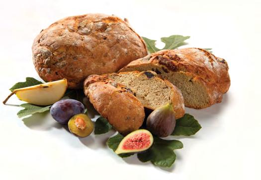 PARADISE BREAD WITH DRIED FRUIT Prestigious bread with the sophisticated taste of dried figs, plums and pears for enriching any festive banquet. ITEM NO.