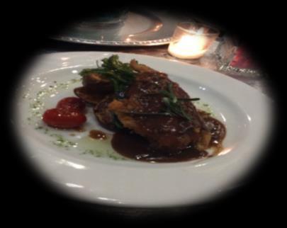Francese ~ Sautéed Chicken Breast served in a Lemon Caper Butter Sauce $60 per person Petit Filet ~ Grilled to perfection in a Wild Mushroom