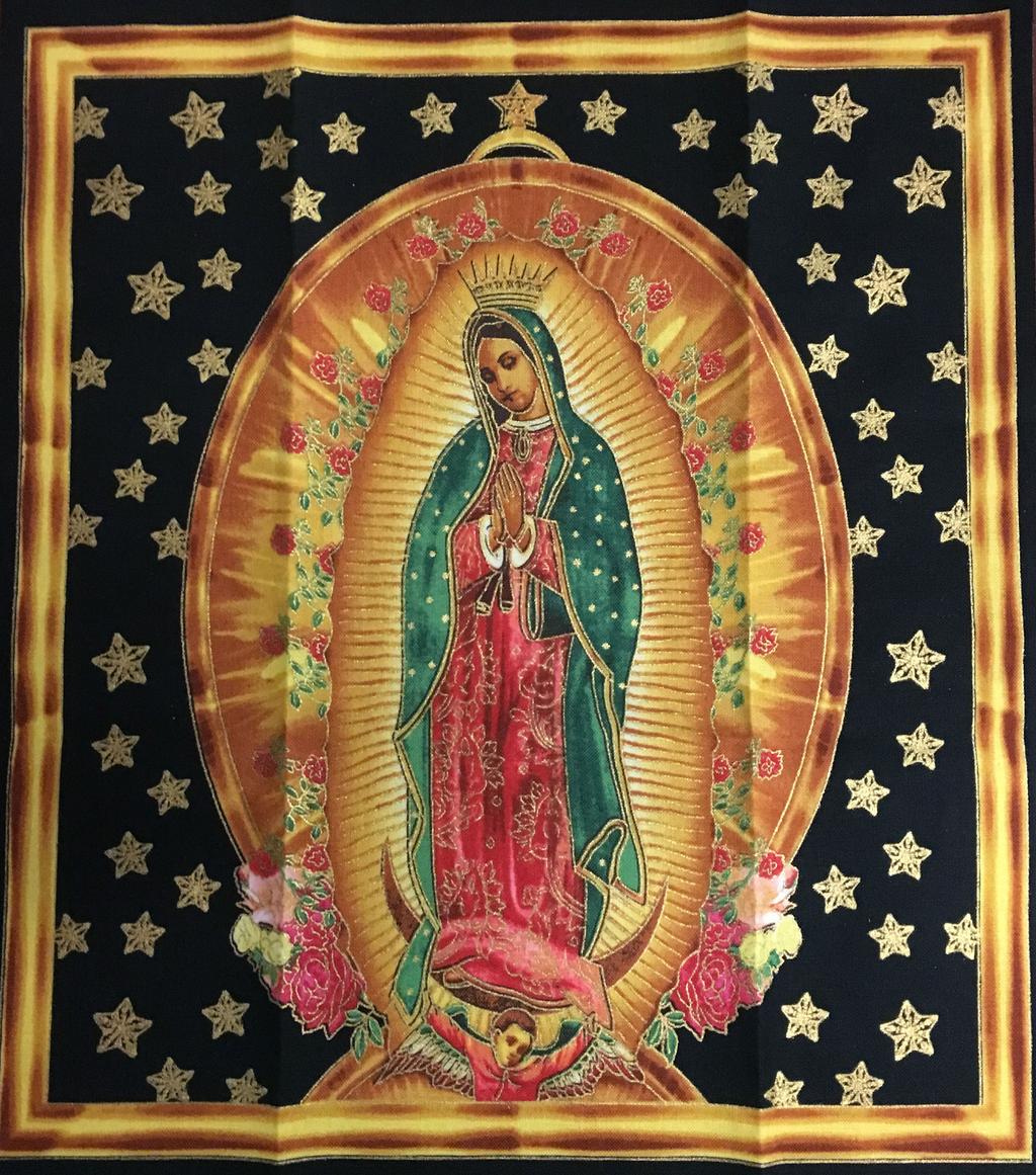 LA VIRGEN DE GUADALUPE The Virgin of Guadalupe is the patron saint of Mexico. Known as Nuestra Señora de Guadalupe, or our Lady of Guadalupe, is a national icon.