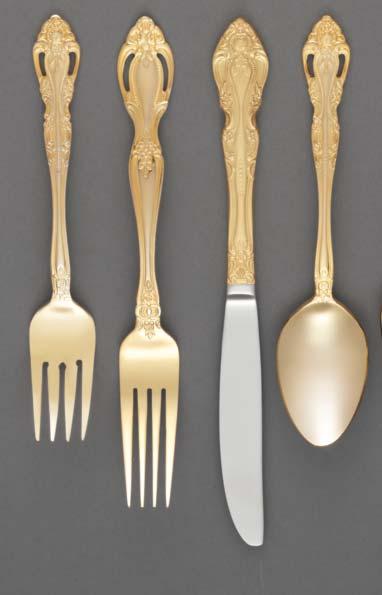 WWW.CATERERSWAREHOUSE.COM PHONE: 508-892-9618 FAX: 508-892-9745 9 Flatware* (CUSTOM SILVERPLATING OR GOLDPLATING AVAILABLE ON ANY FLATWARE PATTERN! CALL FOR AND DETAILS!) PLATED IN THE USA!