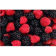 Anthocyanidin is a flavonoid found in berries which is responsible for the purple-blue