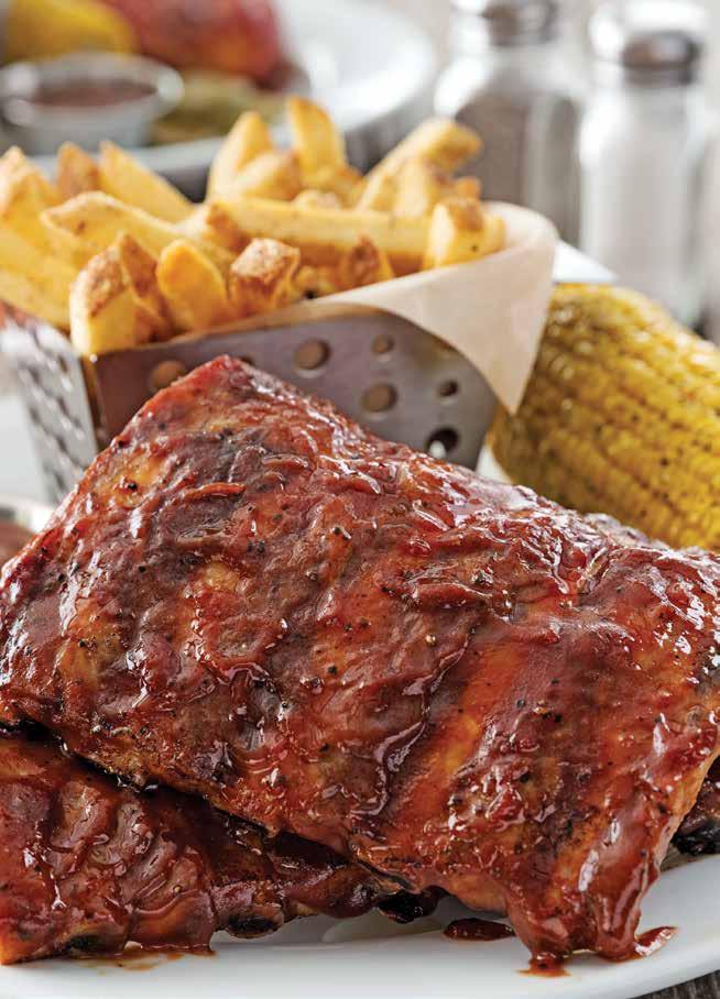 Baby Back Ribs with Original BBQ Sauce Enjoy the fall-off-the-bone goodness of our world-famous