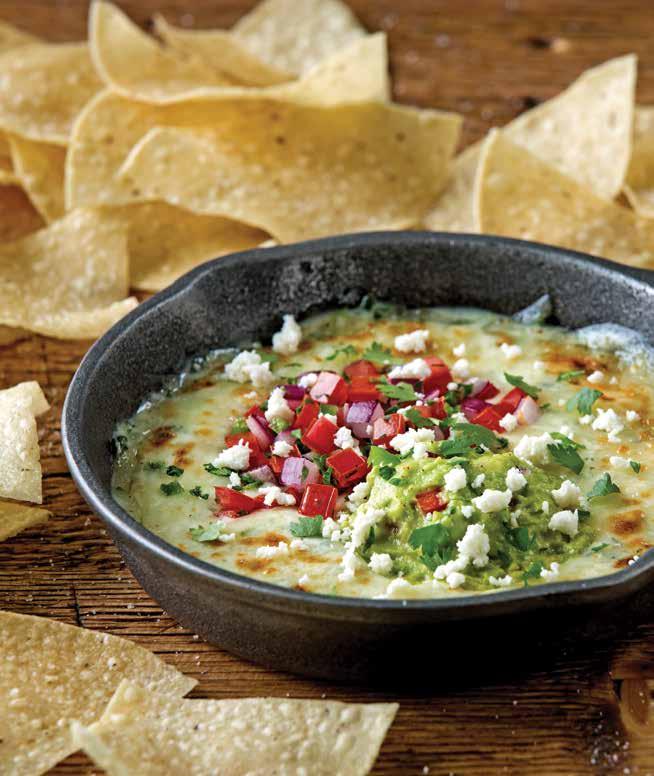 Dip into these. White Spinach Queso Nothing warms up the table like our signature dips.
