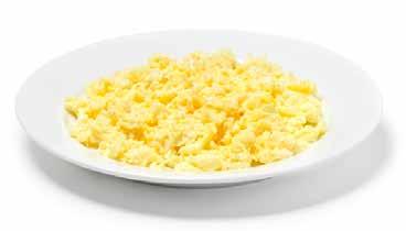 Scrambled Eggs About 0 minutes to cook Eggs