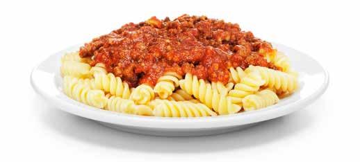 pound well-cooked ground beef to make meat sauce LOW Tip