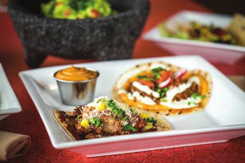 Blending traditional Mexican plates with the colors and flavors of the Southwest, Mezcal presents a variety of dishes combining the casual with the more refined allowing