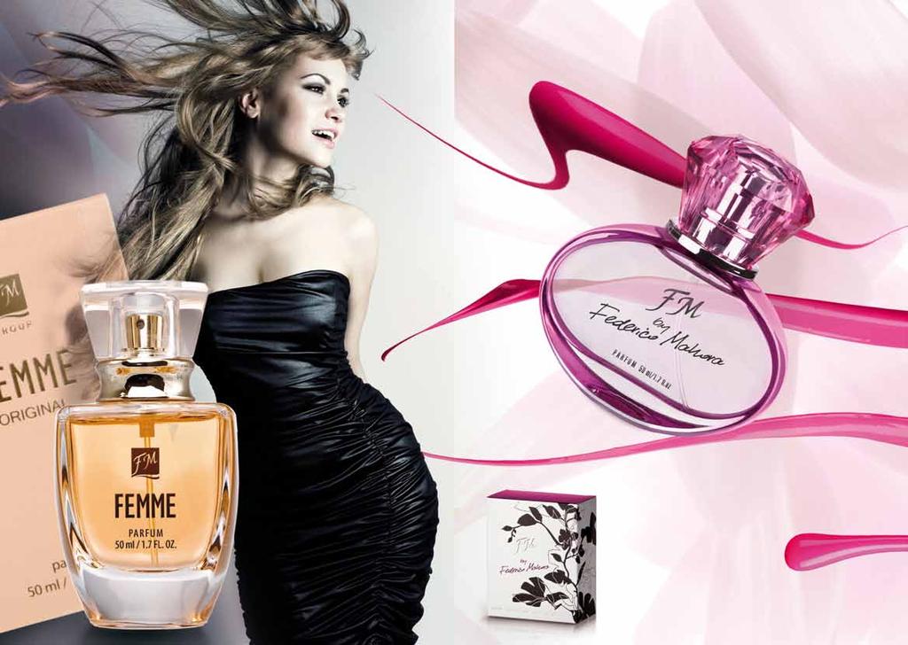 l u x u r y w o m e n B e l i e v e i n Perfumes on your skin! The most unique combination? yourself! 22 FM 192 Captivating notes of tiare flower, lily, orange and sweet honey.