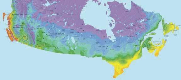 USDA PLANT HARDINESS MAP CANADA Zone Temp(F) Temp(C) 0a -65-59.3 0b -65 to -60-59.3 to -51.1 1a -60 to -55-51.1 to -48.3 1b -55 to -50-48.3 to -45.