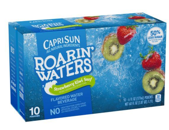 NO HIGH FRUCTOSE CORN SYRUP Beverage Capri Sun Red Berry Roaring Waters Fruit Punch Roaring Waters Berry Roaring Waters Strawberry Kiwi Roaring Waters Wild Cherry Roaring Waters Tropical Fruit