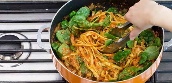 Reduce heat and simmer for 15-20 minutes or until pasta is tender; stir occasionally.