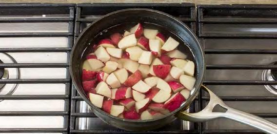 INGREDIENTS 2 pounds red potatoes, diced 2 tablespoons unsalted butter 1 cup low fat milk ½