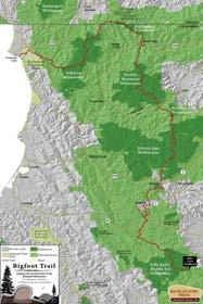 The Bigfoot Trail 6 wilderness areas 5 national forests 1 national park 1 state park 1