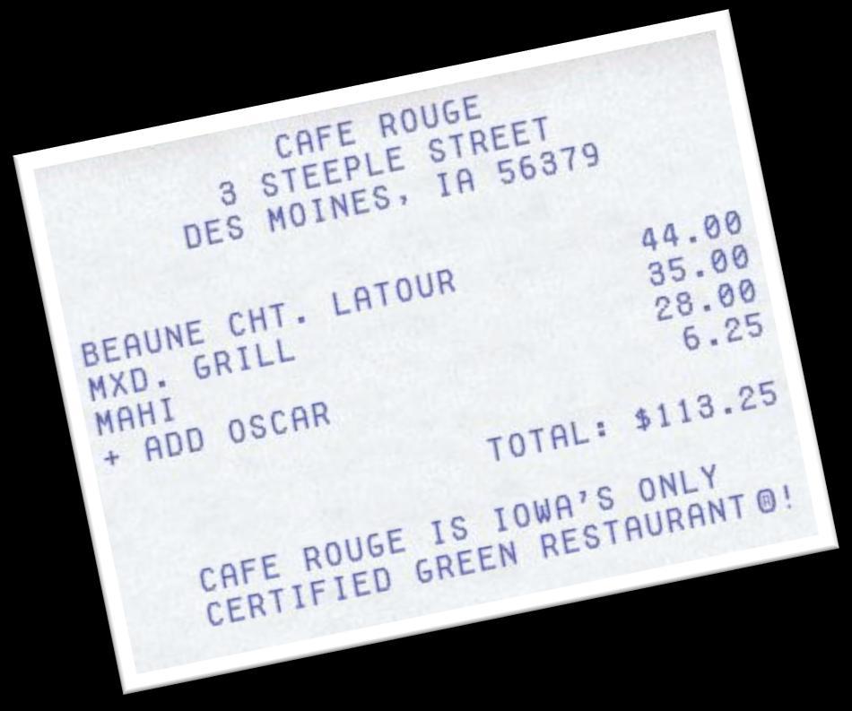 Promoting Your Certification Through Receipts The GRA can provide you with language