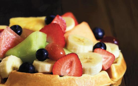 Served with fresh fruit and our famous home fries PHILLY CRÊPE (UPDATED) Philly steak rolled in a blanket of crêpes covered with Yellow Ribbon cheese, caramelized onions and portobello mushrooms.