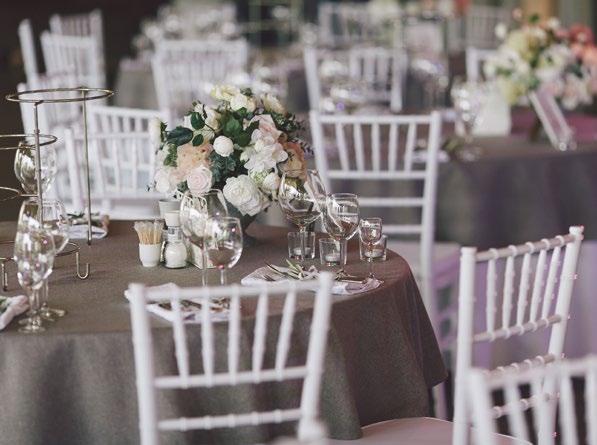 SPACE for everyone PREMIUM package FROM $ 189 per person PACKAGE INCLUSIONS Venue Hire - Hobson Room 3 course set menu 5 hour beverage package Chair covers or chair upgrade Table linen & napkins