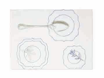 Royal Embroidery Plates Spoon