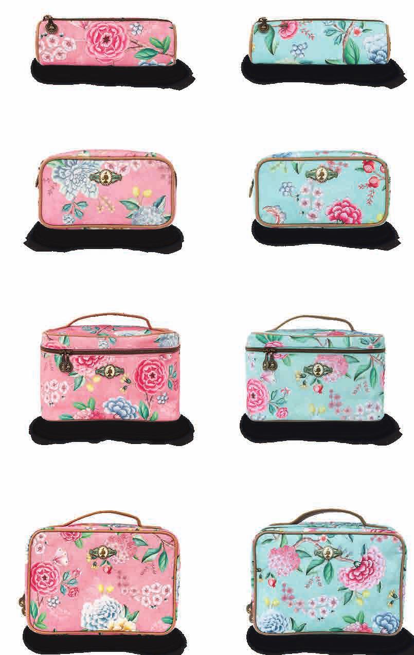 51.274.067 Cosmetic Etui Small Floral Pink 20x5x5cm - 1/48 51.274.068 Cosmetic Etui Small Floral Blue 20x5x5cm - 1/48 51.