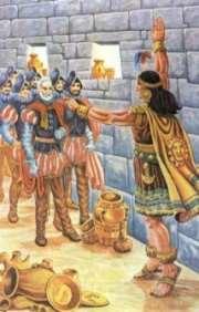 THE DEMISE OF THE INCA THE DEMISE OF THE INCAN CIVILIZATION CAME IN THE 1530S AT THE HANDS OF PIZARRO AND THE SPANISH CONQUISTADORES AFTER YEARS OF FIGHTING.