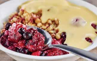 10 Summer Fruits Crumble HOW TO ORDER Select your food from the menu and order on your touchpad, at the till point or via your host.