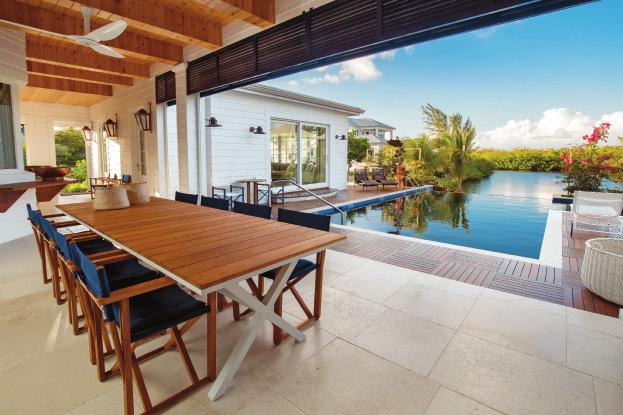 The house in Cayman is as if we transferred a typical villa which one would see on the Amalfi Coast, and planted it in the Caribbean setting, says