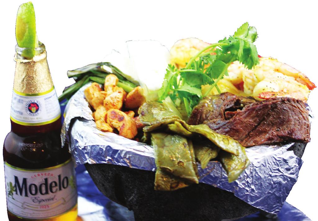 MARIA S HOUSE SPECIALITIES Molcajete (Serves ).