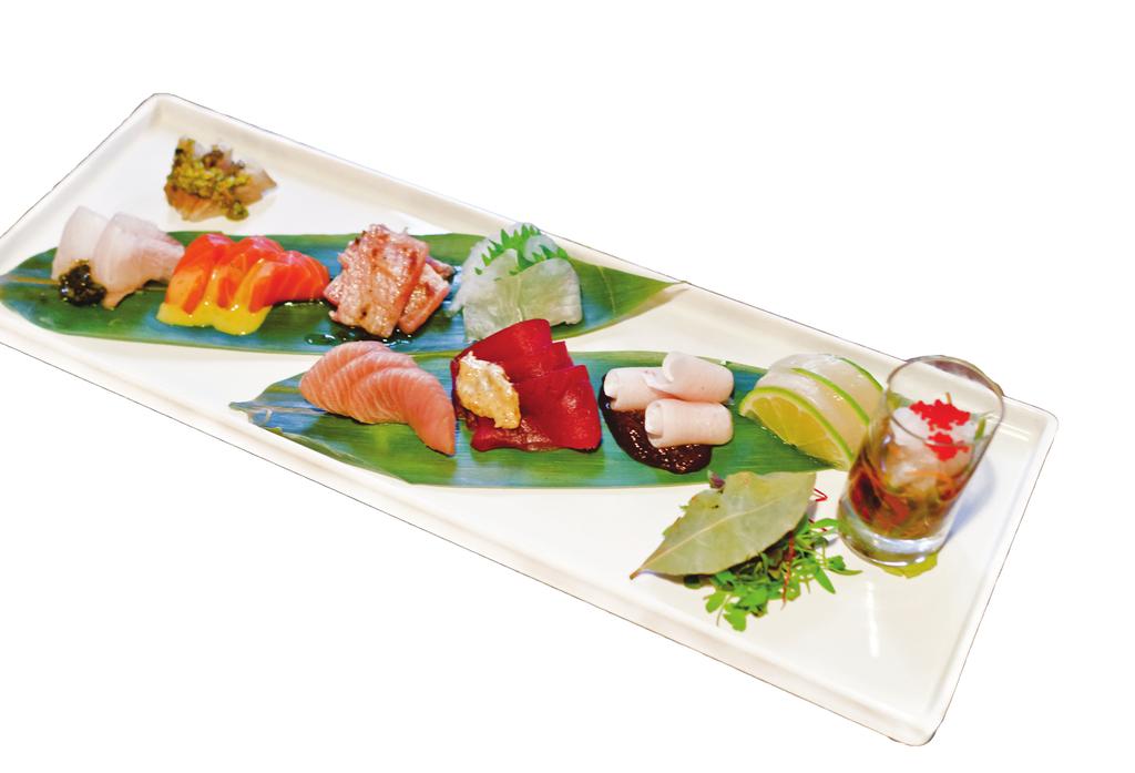SUSHI BAR ENTREES Served w.