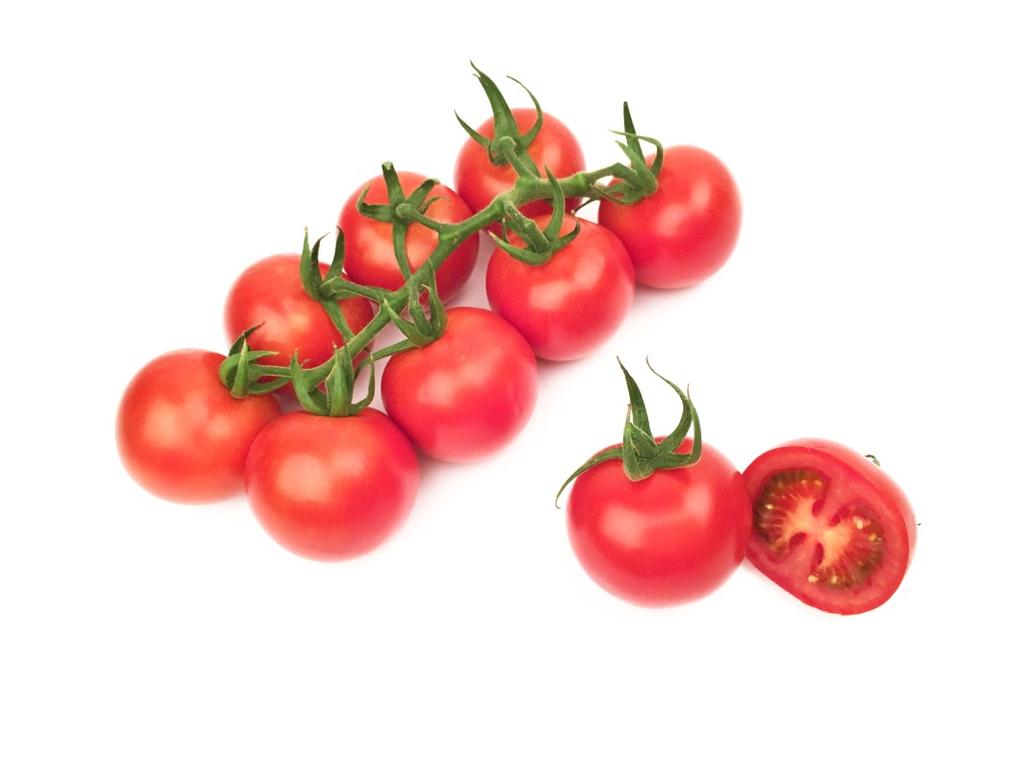 HTL1606287 F1 hybrid tomato Cluster cocktail tomato Pruning 6 8 fruits per cluster 45 60 gram HR: