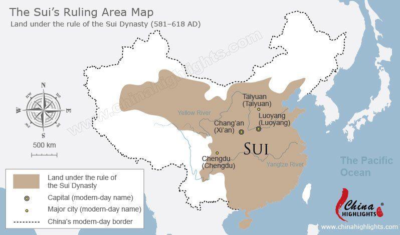 #4 Sui Dynasty Time period: 581-618 CE Rise: Yang Jian conquered the north and