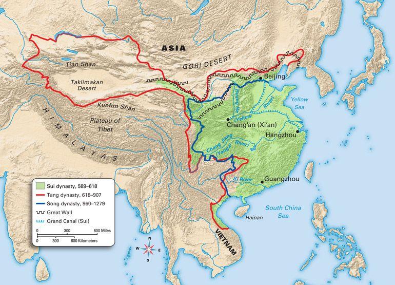over. Emperor Yang was assassinated in 618.